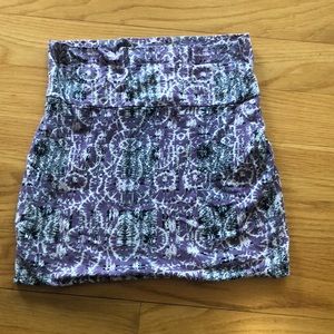 Purple white and dark blue skirt from Nordstrom